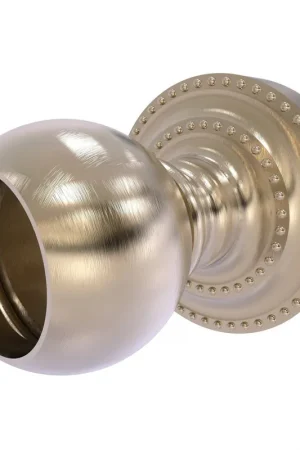 Allied Brass Dottingham 2.25" x 2.25" Antique Pewter Solid Brass DT-99 Shower Rod Brackets Professional Grade