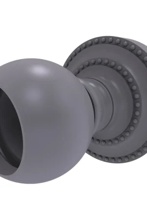 Allied Brass Dottingham 2.25" x 2.25" Matte Gray Solid Brass DT-99 Shower Rod Brackets Price Cut