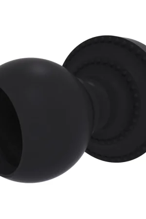 Allied Brass Dottingham 2.25" x 2.25" Matte Black Solid Brass DT-99 Shower Rod Brackets Viral