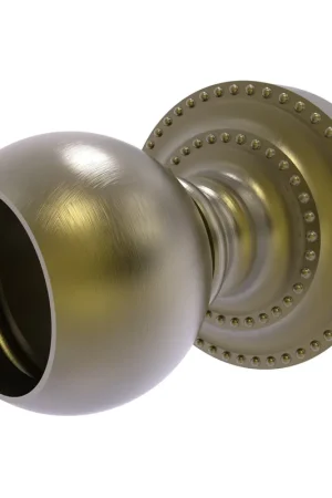 Allied Brass Dottingham 2.25" x 2.25" Antique Brass Solid Brass DT-99 Shower Rod Brackets Next Day Delivery