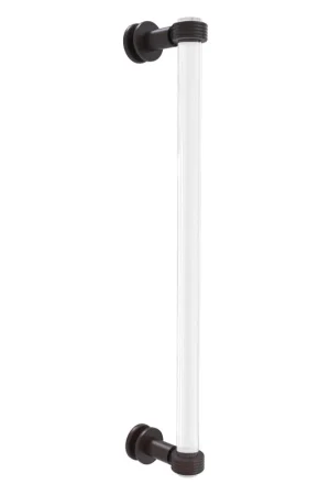 Allied Brass Clearview 19" x 4" Venetian Bronze Solid Brass Single Side Shower Door Pull With Grooved Accents Deal