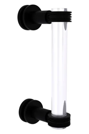 Allied Brass Clearview 9" x 1.7" Matte Black Solid Brass Single Side Shower Door Pull With Dotted Accents Don’t Miss Out