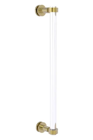 Allied Brass Clearview 19" x 4" Unlacquered Brass Solid Brass Single Side Shower Door Pull Special Discount