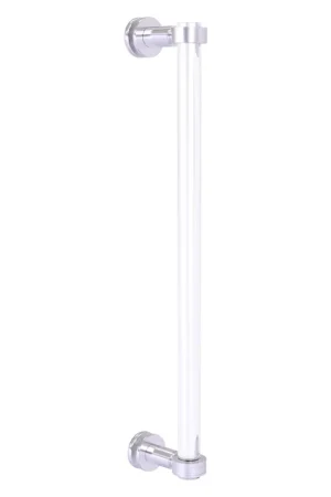 Allied Brass Clearview 19" x 4" Satin Chrome Solid Brass Single Side Shower Door Pull Special Offer