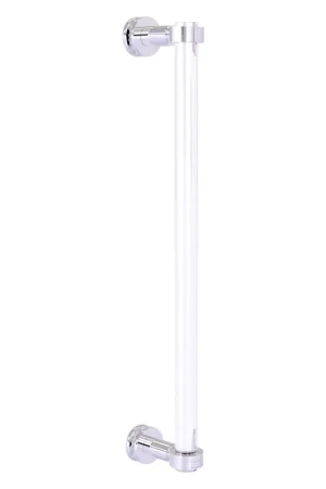 Allied Brass Clearview 19" x 4" Polished Chrome Solid Brass Single Side Shower Door Pull Handmade
