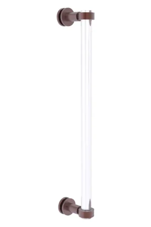 Allied Brass Clearview 19" x 4" Antique Copper Solid Brass Single Side Shower Door Pull Affordable