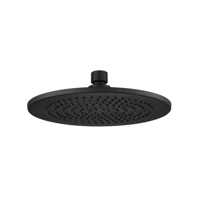 Time-Limited Flusso Faucets Universal Fixtures 8" Round Solid Brass Showerhead / Rainhead in Matte Black