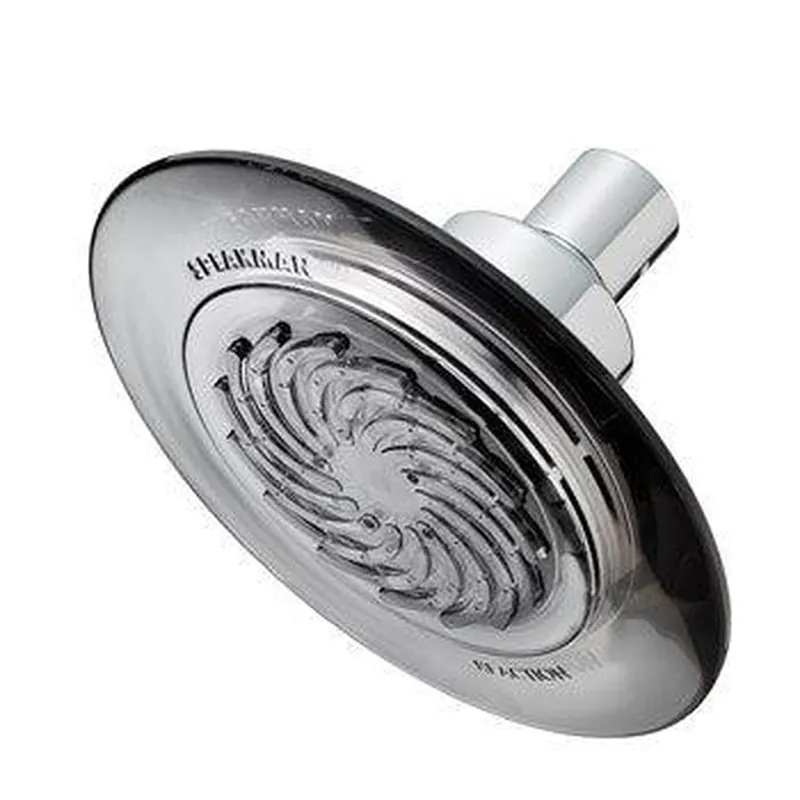Shop Now Speakman Reaction Gray and Polished Chrome Single-Function Spray Pattern 1.5 GPM Shower Head