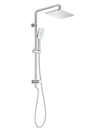 Super Sale KIBI Cube Shower Column With Dual Function Shower Head in Chrome Finish