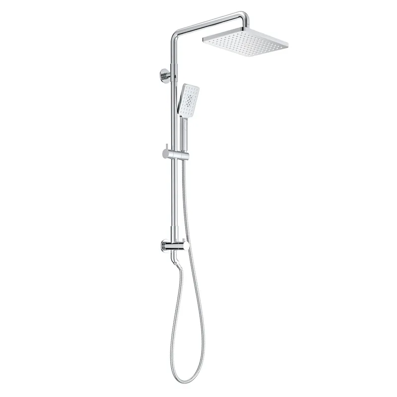 Super Sale KIBI Cube Shower Column With Dual Function Shower Head in Chrome Finish