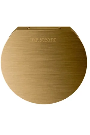 MrSteam Aroma Designer 3" x 3" x 1" Brushed Bronze Round SteamHead For All eSeries Generators iTempo & iTempoPlus Control Shop Now