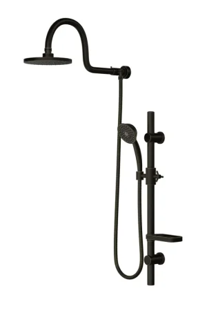Markdown PULSE ShowerSpas AquaRain 2.5 GPM Shower System in Oil Rubbed Bronze Finish With Rain Shower Head and 5-Function Handheld Shower