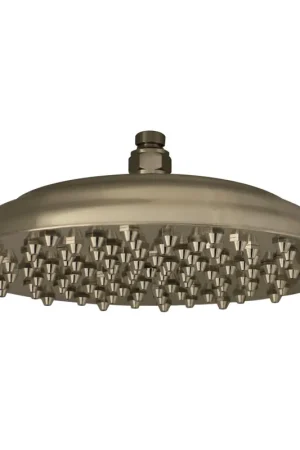 Whitehaus Showerhaus WHSM01-12-BN Brushed Nickel Large Sunflower Rainfall Showerhead With 108 Spray Nozzles - Solid Brass Construction With Adjustable Ball Joint Super Sale