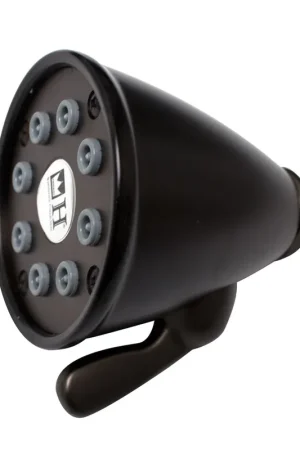 High Quality Whitehaus Showerhaus WH139-ORB Oil Rubbed Bronze Round Showerhead With 8 Spray Jets - Solid Brass Construction With Adjustable Ball Joint