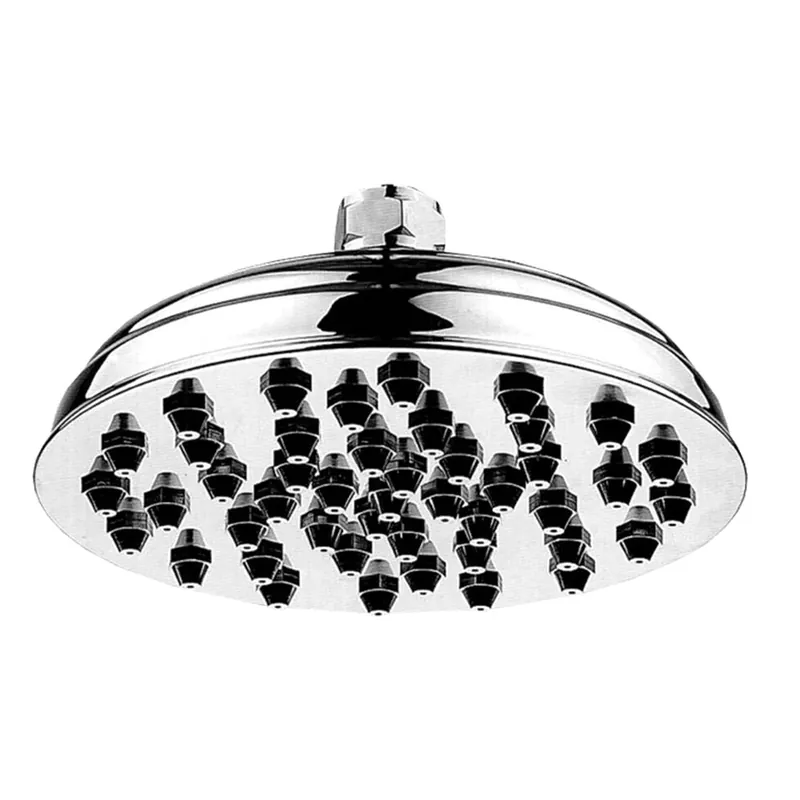 Whitehaus Showerhaus WHSM01-8-BN Brushed Nickel Sunflower Rainfall Showerhead With 45 Nozzles - Solid Brass Construction With Adjustable Ball Joint Trusted Brand