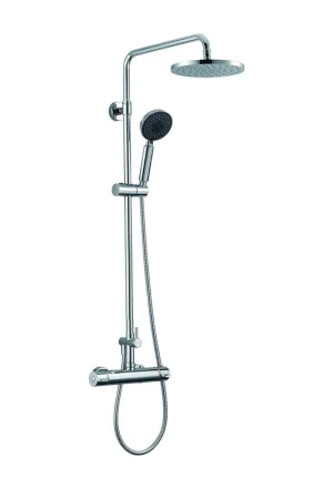 Wholesale ALFI Brand AB2867-PC Polished Chrome Round Style Thermostatic Exposed Shower Set