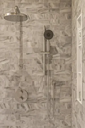 Order Now ALFI Brand AB2545-BN Brushed Nickel Round Style 2 Way Thermostatic Shower Set