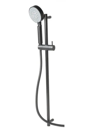 Free Delivery ALFI Brand AB7938-BM Black Matte Wall-Mounted Sliding Rail Hand Held Shower Head Set With Hose