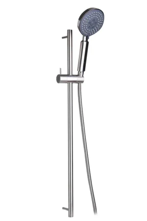 ALFI Brand AB7938-BN Brushed Nickel Wall-Mounted Sliding Rail Hand Held Shower Head Set With Hose Order Now