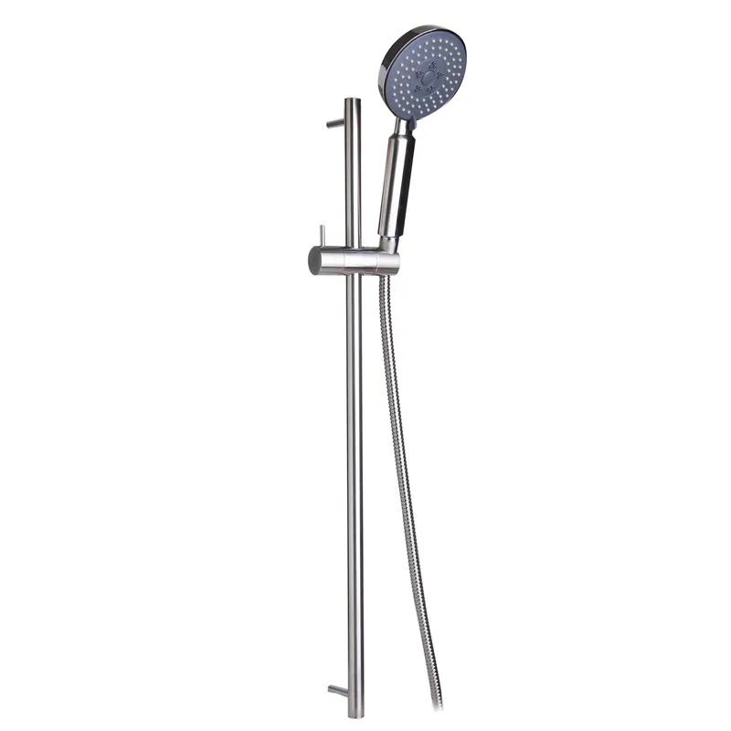 ALFI Brand AB7938-BN Brushed Nickel Wall-Mounted Sliding Rail Hand Held Shower Head Set With Hose Order Now