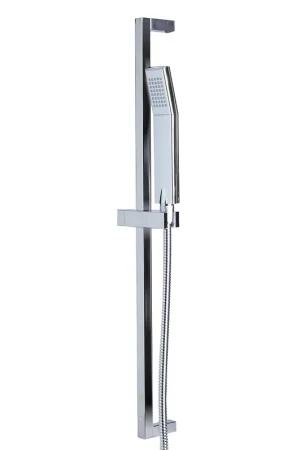 Limited Time ALFI Brand AB7606-PC Polished Chrome Wall-Mounted Sliding Rail Hand Held Shower Head Set With Hose