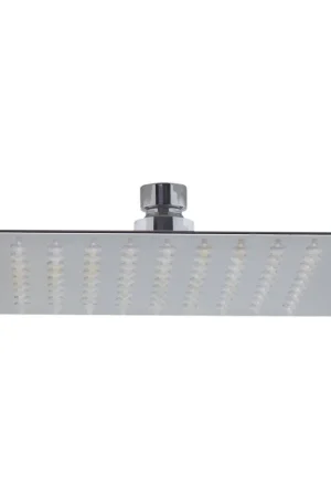 ALFI Brand RAIN8S-PSS 8" Square Solid Polished Stainless Steel Wall or Ceiling Mounted Ultra Thin Rain Brass Shower Head Instant Buy
