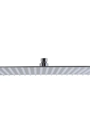 ALFI Brand RAIN16S-PSS 16" Square Solid Polished Stainless Steel Wall or Ceiling Mounted Ultra Thin Rain Brass Shower Head New Release