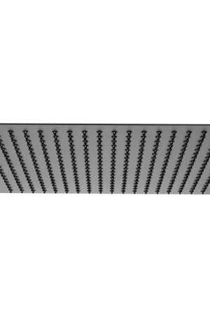 ALFI Brand RAIN16S-BM 16" Square Matte Black Stainless Steel Wall or Ceiling Mounted Ultra Thin Rain Brass Shower Head Popular