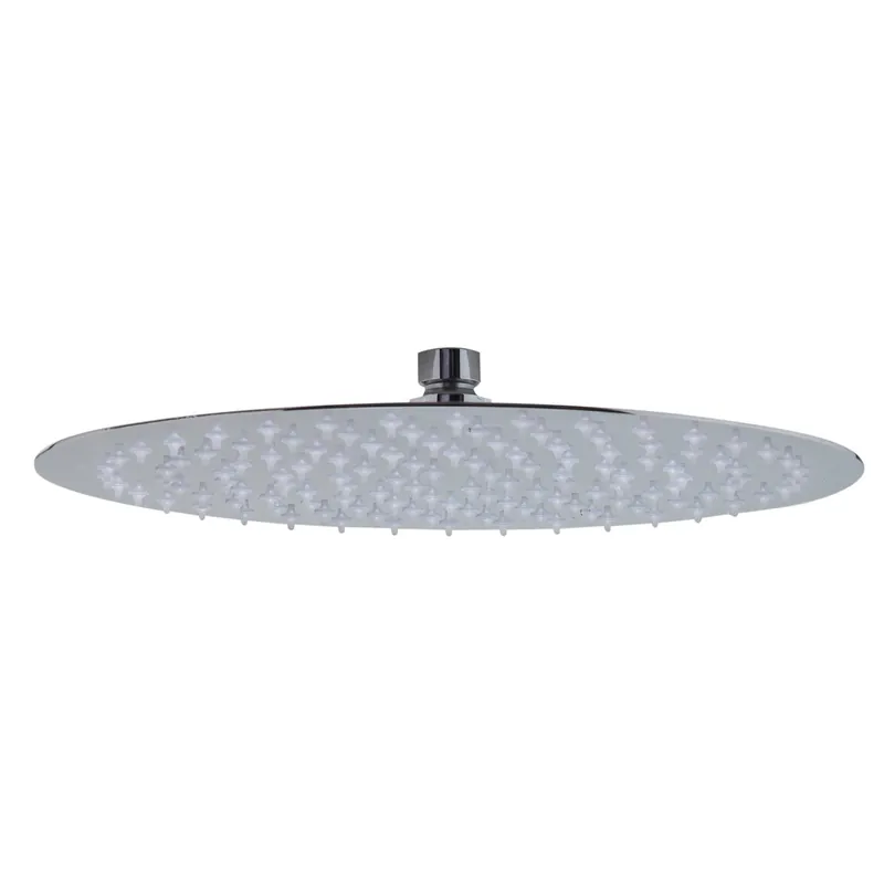 ALFI Brand RAIN12R-PSS 12" Round Solid Polished Stainless Steel Wall or Ceiling Mounted Ultra Thin Rain Brass Shower Head Popular