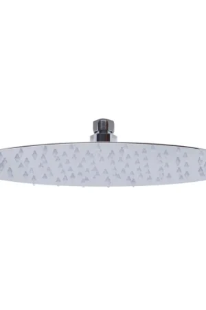 ALFI Brand RAIN128-PSS 12" Oval Polished Solid Stainless Steel Ultra Thin Rain Brass Shower Head Buy Online