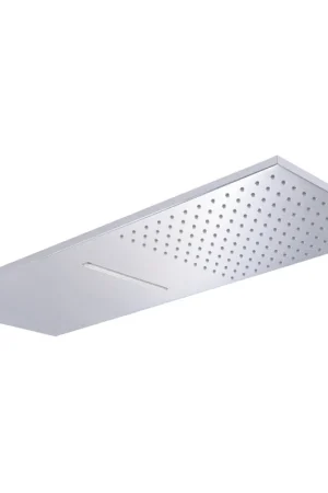 ALFI Brand RAIN10SW-PC 10" Square Polished Chrome Wall-Mounted Waterfall Rain Brass Shower Head Luxury