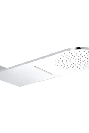 ALFI Brand RAIN10RW-PC 10" Square Polished Chrome Wall-Mounted Waterfall Rain Brass Shower Head Best Seller