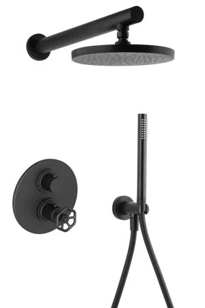 Hassle-Free Returns LaToscana Lucia Thermostatic Shower Kit With Handheld Shower