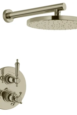 Get Yours LaToscana Ornellaia Brushed Nickel Thermostatic Shower Kit