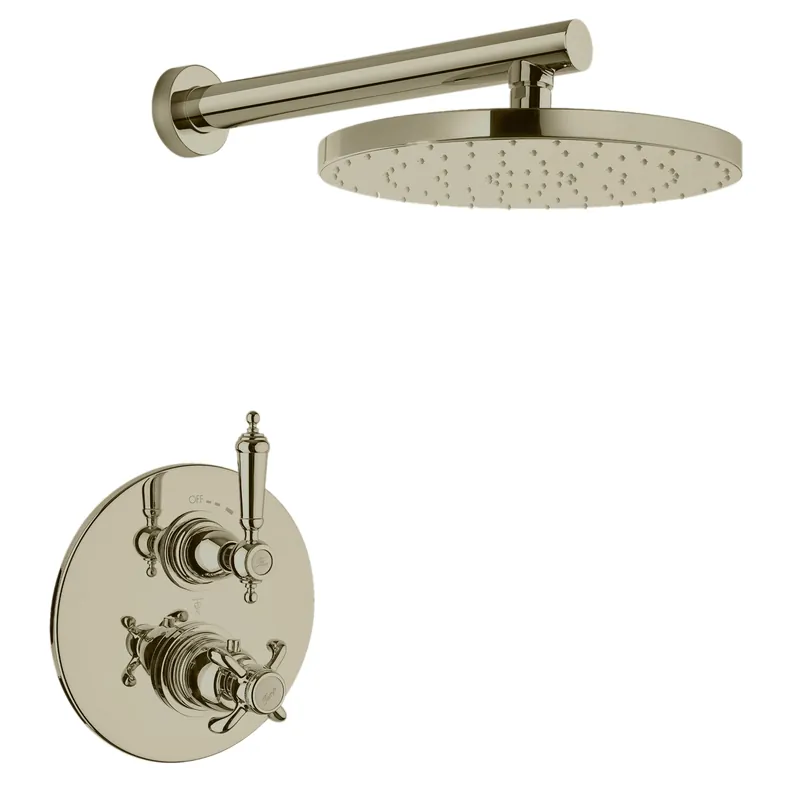 Get Yours LaToscana Ornellaia Brushed Nickel Thermostatic Shower Kit