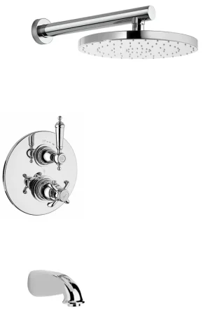 Free Delivery LaToscana Ornellaia Chrome Thermostatic Tub & Shower Kit
