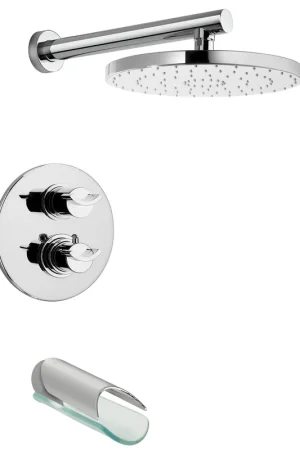 LaToscana Morgana Chrome Thermostatic Tub & Shower Kit Top Pick