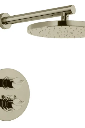 Special Discount LaToscana Morgana Brushed Nickel Thermostatic Shower Kit