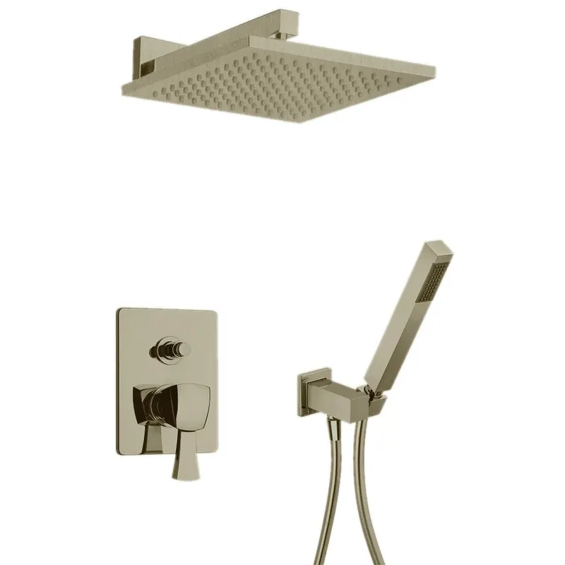 LaToscana Lady Brushed Nickel Pressure Balance Shower Kit With Handheld Shower While Supplies Last
