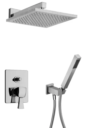 LaToscana Lady Chrome Pressure Balance Shower Kit With Handheld Shower Special Offer