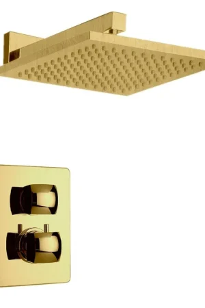 LaToscana Lady Matt Gold Thermostatic Shower Kit Discount