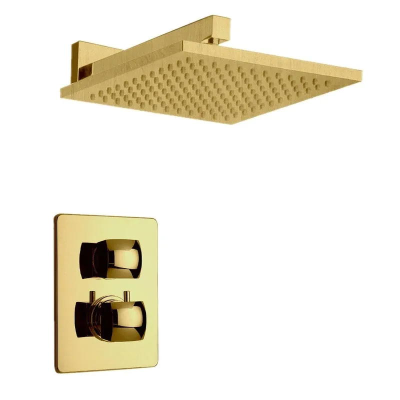 LaToscana Lady Matt Gold Thermostatic Shower Kit Discount