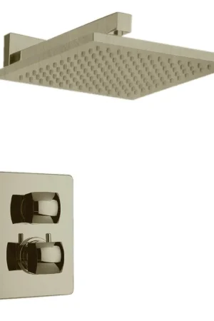 Factory Price LaToscana Lady Brushed Nickel Thermostatic Shower Kit