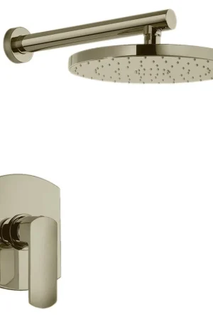 LaToscana Novello Brushed Nickel Pressure Balance Shower Kit Free Delivery
