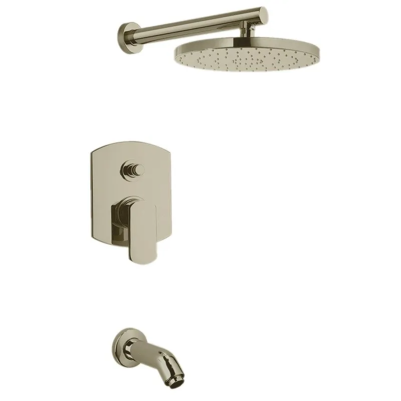 LaToscana Novello Brushed Nickel Pressure Balance Tub & Shower Kit Bargain