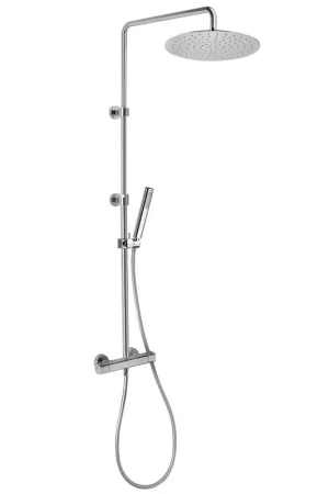 LaToscana Novello Chrome Adjustable Shower Column With Thermostatic Mixer & Sliding Shower Holder Don’t Miss Out