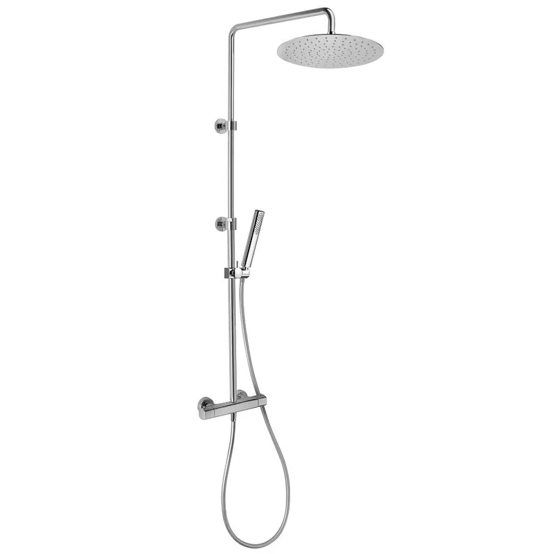 LaToscana Novello Chrome Adjustable Shower Column With Thermostatic Mixer & Sliding Shower Holder Don’t Miss Out