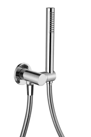 Hassle-Free Returns LaToscana Shower Line Chrome Wall-Mounted Brass Hand Shower Kit