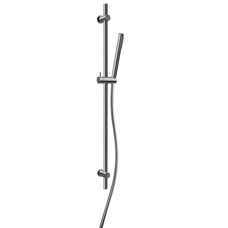 LaToscana Shower Line Chrome Wall-Mounted Brass Slide Bar Kit With Single Jet Handheld Shower Save Now