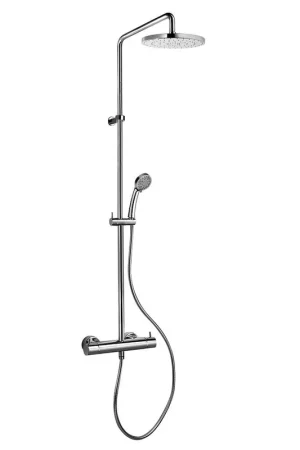 Flash Sale LaToscana Shower Line Chrome Shower Column With Thermostatic Mixer & Adjustable Shower Holder